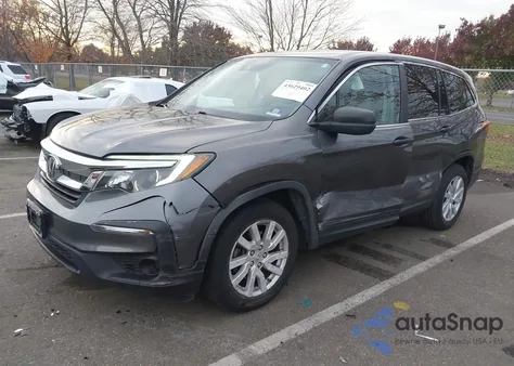 2019 Honda Pilot Lx из США, поврежденный, VIN 5FNYF6H10KB077408